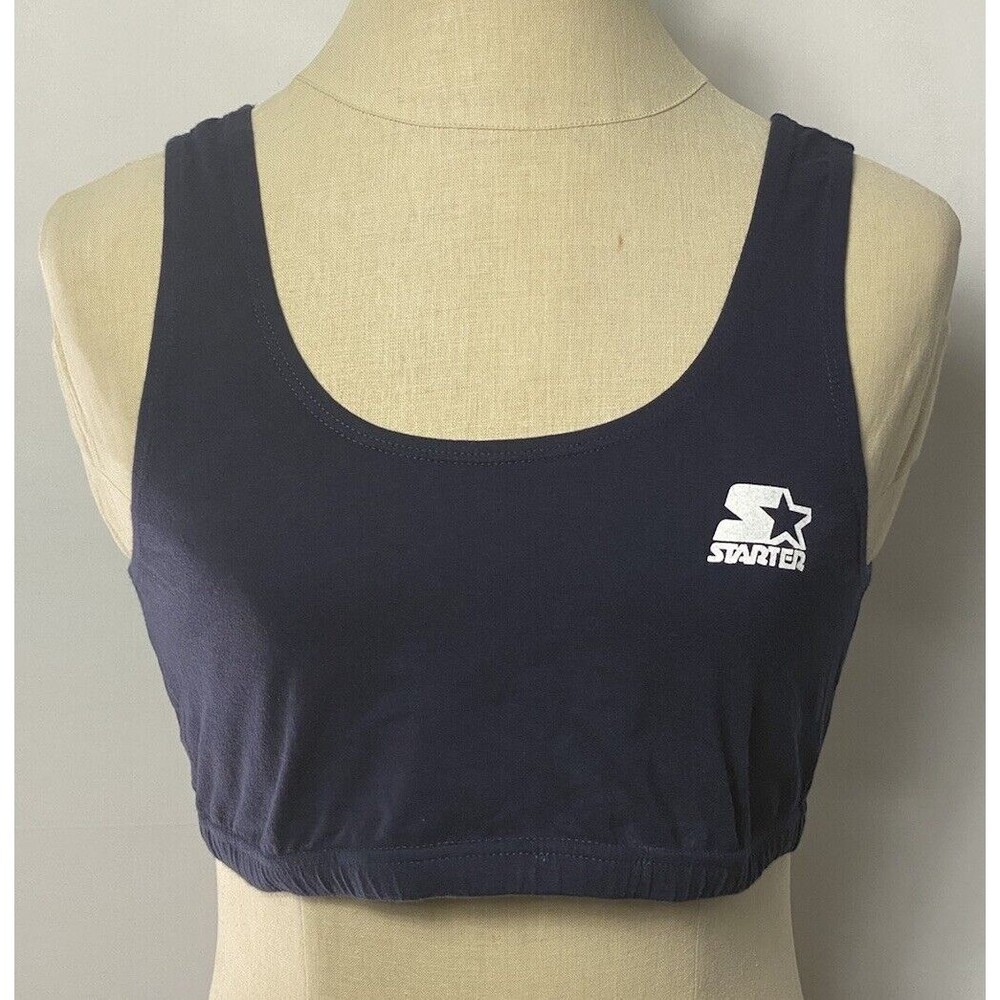 Starter Women Sports Bra Size 40 Navy Blue